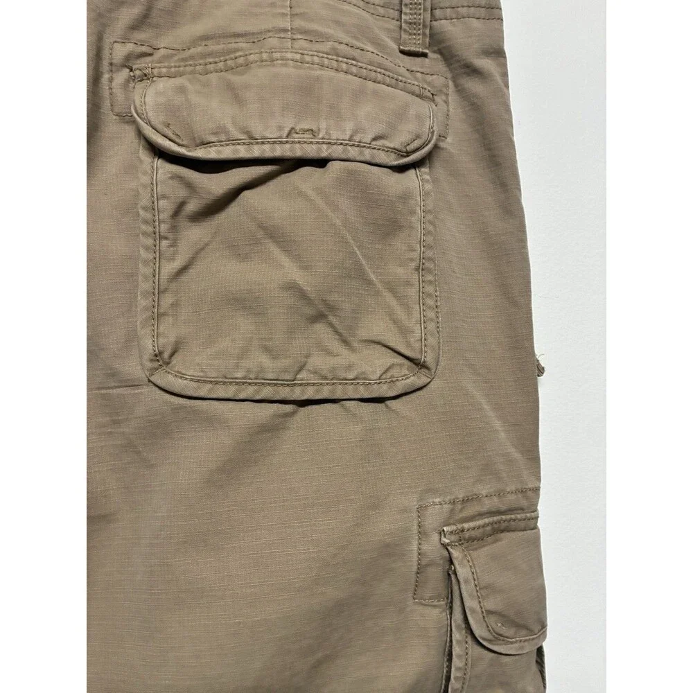 LL Bean Cargo Pants Men’s 38x29 Tan Natural Fit Cotton Outdoor